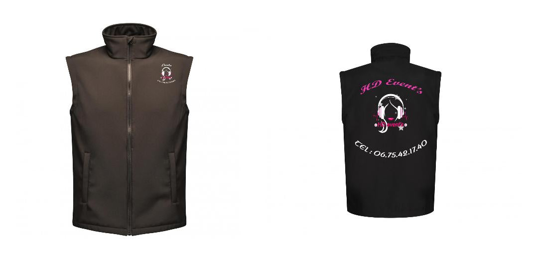 BODYWARMER SOFTSHELL PERSONNALISABLE REF: RGA844