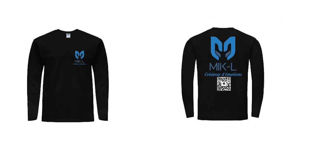 T-SHIRT MANCHES LONGUES PERSONNALISABLE REF : JK175