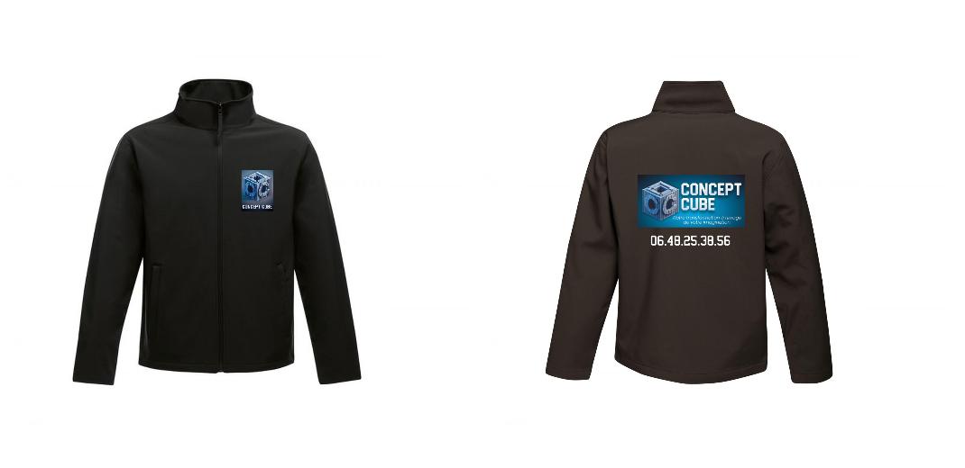 VESTE SOFTSHELL HOMME PERSONNALISABLE REF : RGA628