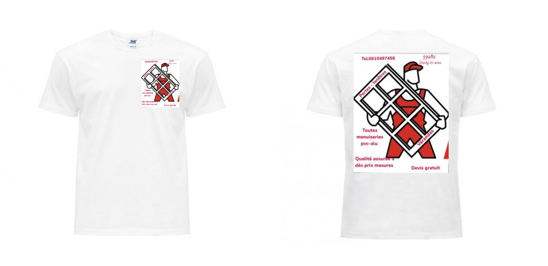 T-SHIRT PREMIUM UNISEXE 100% COTON PERSONNALISABLE REF : JK190
