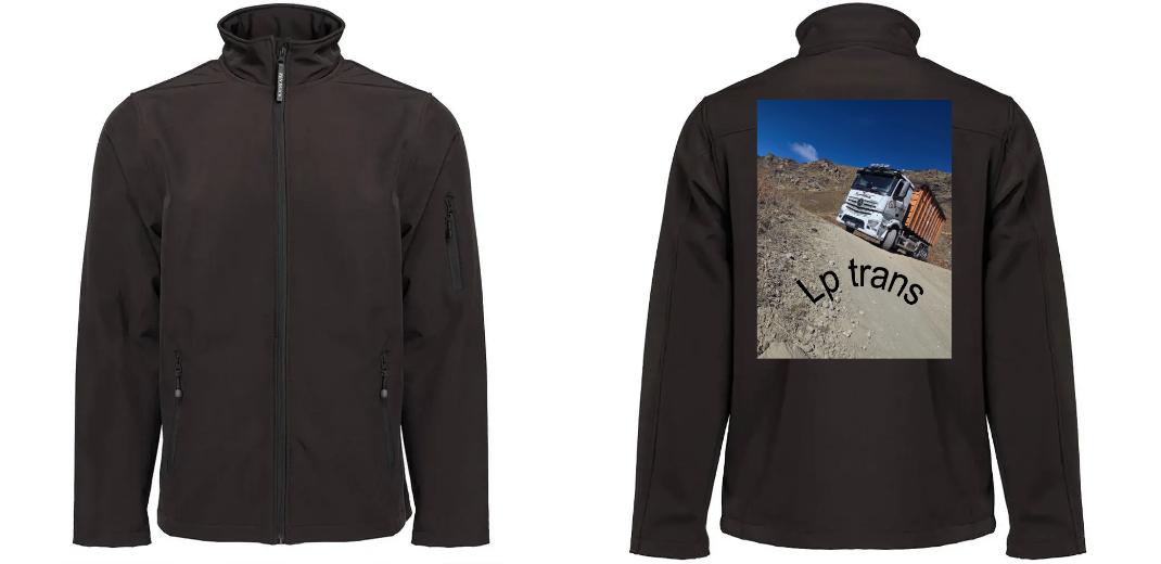 SOFTSHELL HOMME 3 COUCHES PERSONNALISABLE REF : PK768