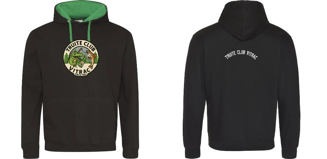 SWEAT A CAPUCHE CONTRASTÉ PERSONNALISABLE UNISEXE REF : JH003