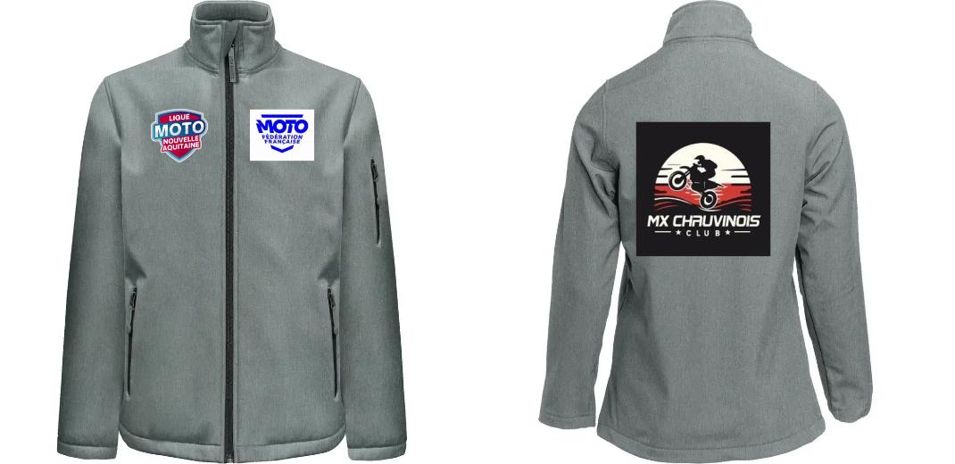 SOFTSHELL HOMME 3 COUCHES PERSONNALISABLE REF : PK768