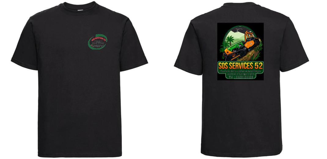 T-SHIRT PRESTIGE EPAIS UNISEXE 100% COTON PERSONNALISABLE REF : RU215