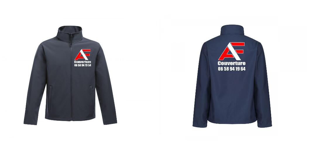 VESTE SOFTSHELL HOMME PERSONNALISABLE REF : RGA628