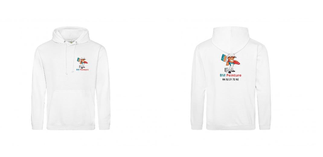 SWEAT A CAPUCHE PERSONNALISABLE REF : JH001