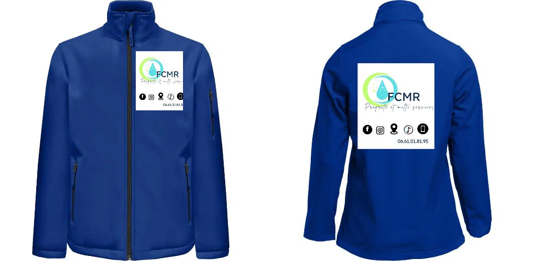 SOFTSHELL HOMME 3 COUCHES PERSONNALISABLE REF : PK768