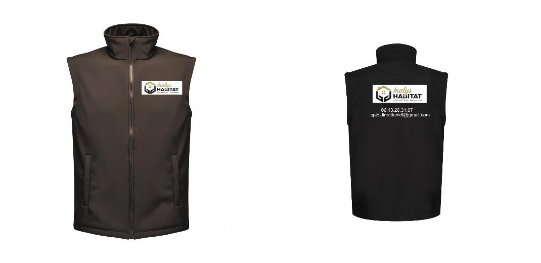 BODYWARMER SOFTSHELL PERSONNALISABLE REF: RGA844