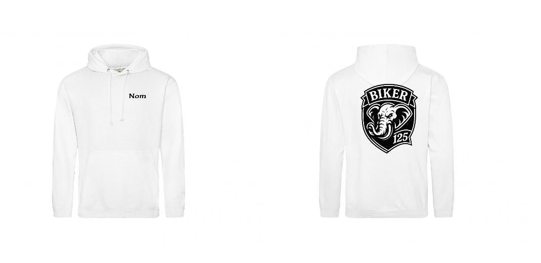 SWEAT A CAPUCHE PERSONNALISABLE REF : JH001