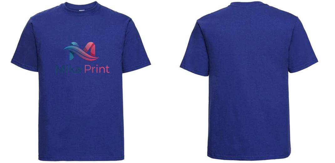 T-SHIRT PRESTIGE EPAIS UNISEXE 100% COTON PERSONNALISABLE REF : RU215
