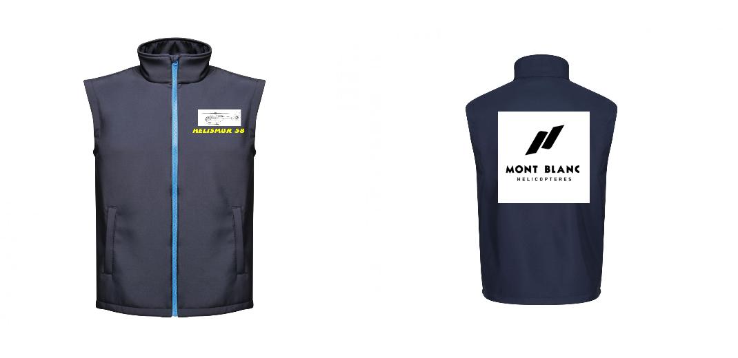 BODYWARMER SOFTSHELL PERSONNALISABLE REF: RGA844