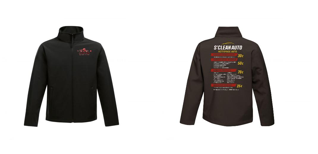 VESTE SOFTSHELL HOMME PERSONNALISABLE REF : RGA628