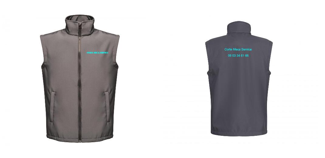 BODYWARMER SOFTSHELL PERSONNALISABLE REF: RGA844