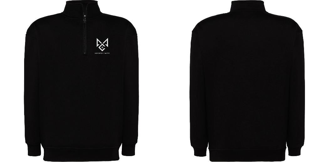SWEAT COL ZIPPÉ PERSONNALISABLE UNISEXE REF: JK298