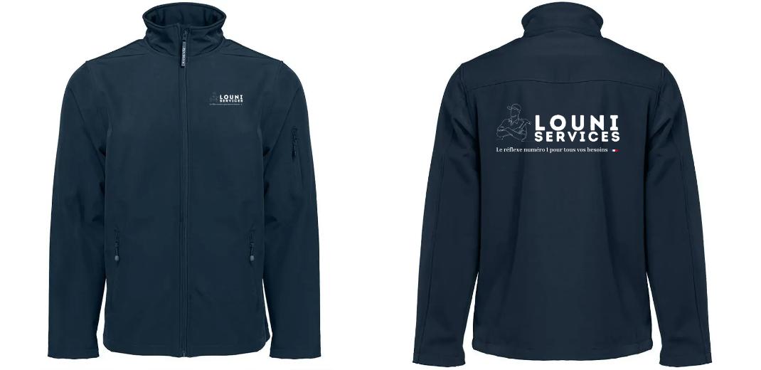SOFTSHELL HOMME 3 COUCHES PERSONNALISABLE REF : PK768