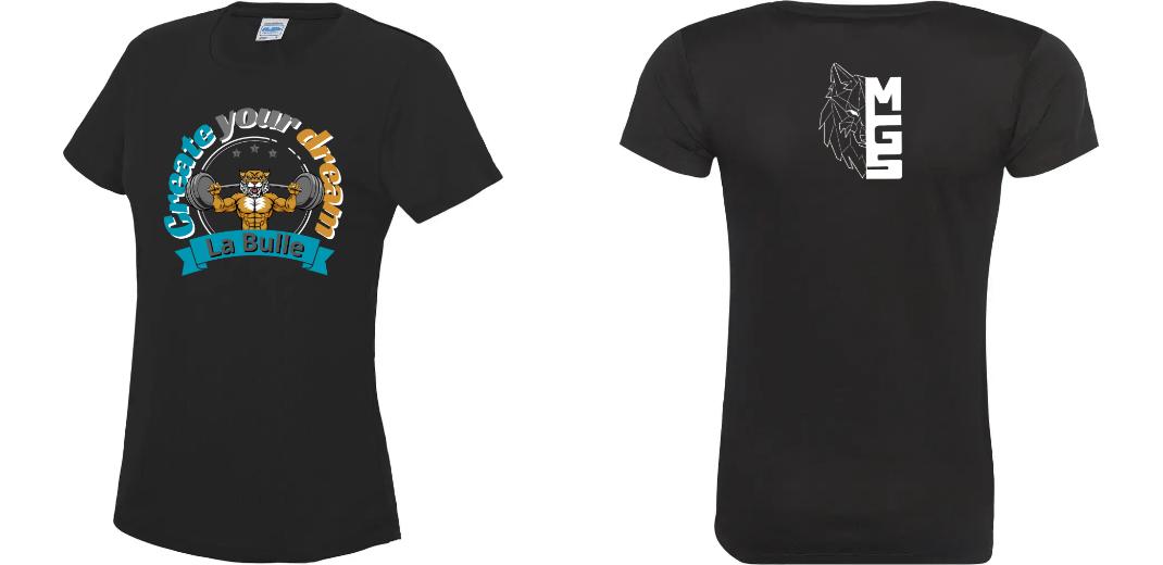 T-SHIRT SPORT FEMME PREMIUM PERSONNALISABLE REF : JC005
