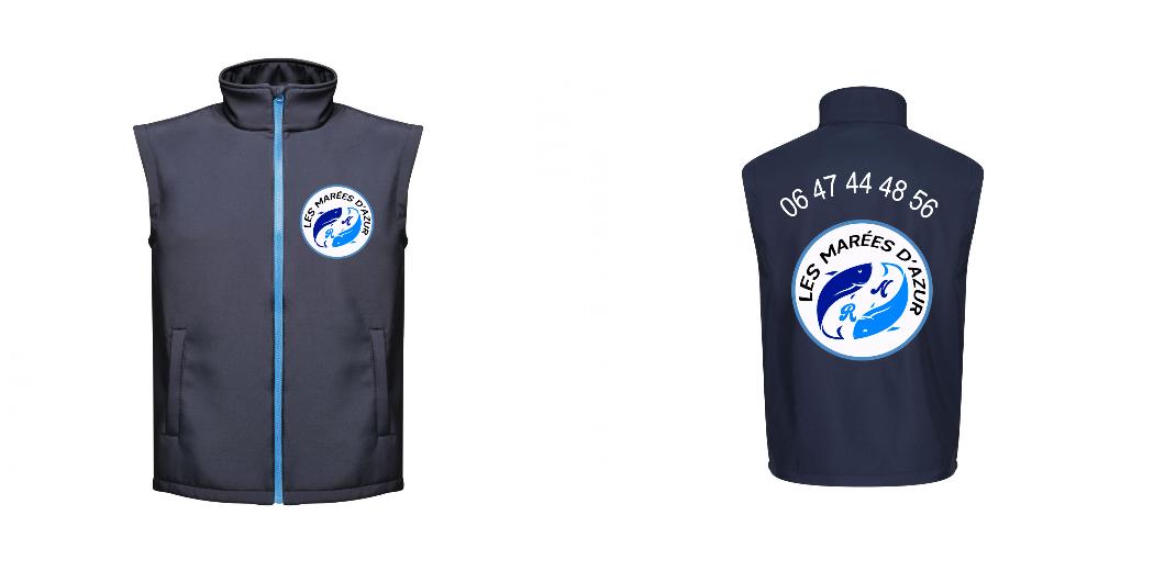 BODYWARMER SOFTSHELL PERSONNALISABLE REF: RGA844