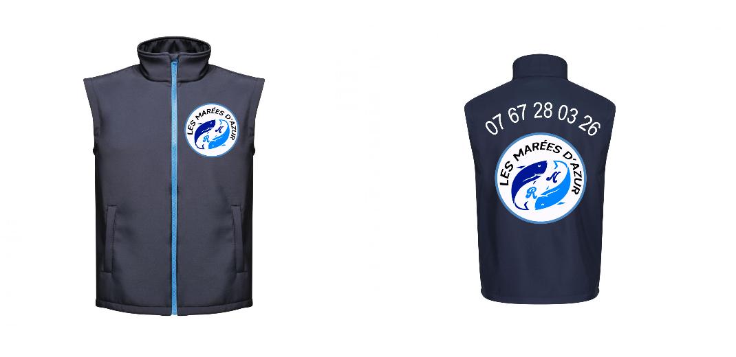BODYWARMER SOFTSHELL PERSONNALISABLE REF: RGA844