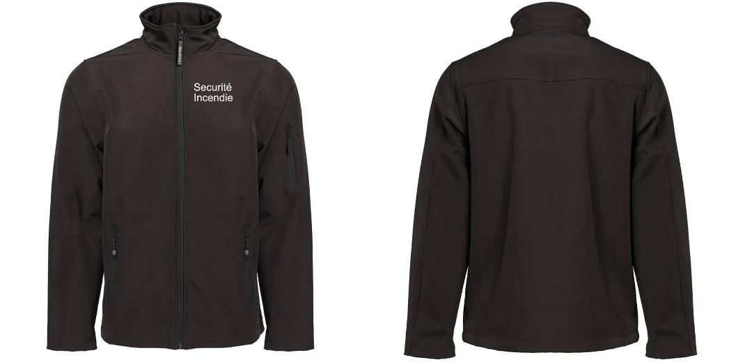SOFTSHELL HOMME 3 COUCHES PERSONNALISABLE REF : PK768