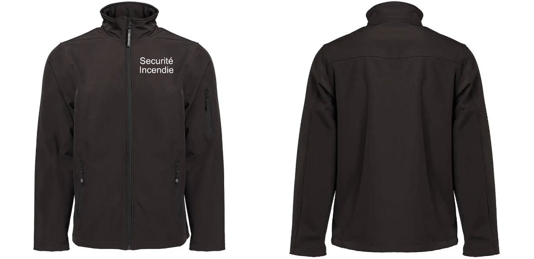 SOFTSHELL HOMME 3 COUCHES PERSONNALISABLE REF : PK768