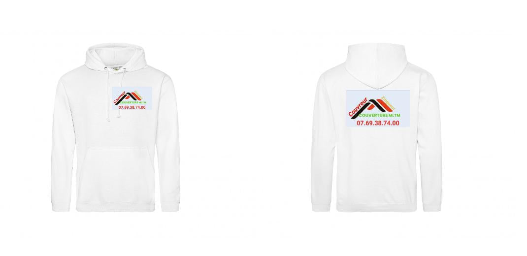 SWEAT A CAPUCHE PERSONNALISABLE REF : JH001