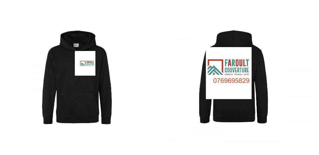 SWEAT A CAPUCHE ENFANT PERSONNALISABLE REF : JH01J
