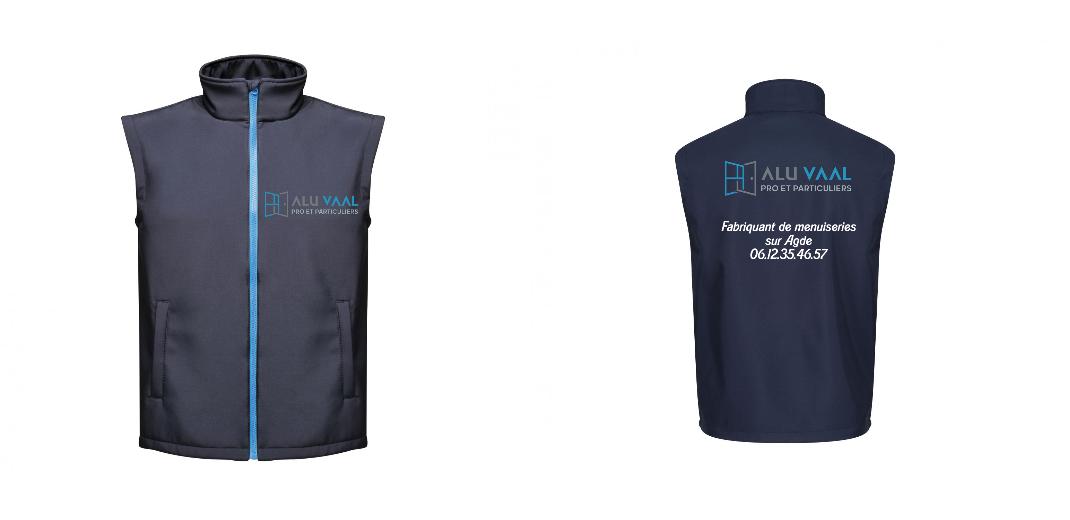 BODYWARMER SOFTSHELL PERSONNALISABLE REF: RGA844