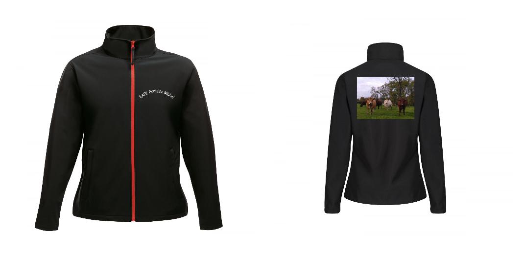 VESTE SOFTSHELL FEMME PERSONNALISABLE REF : RGA629