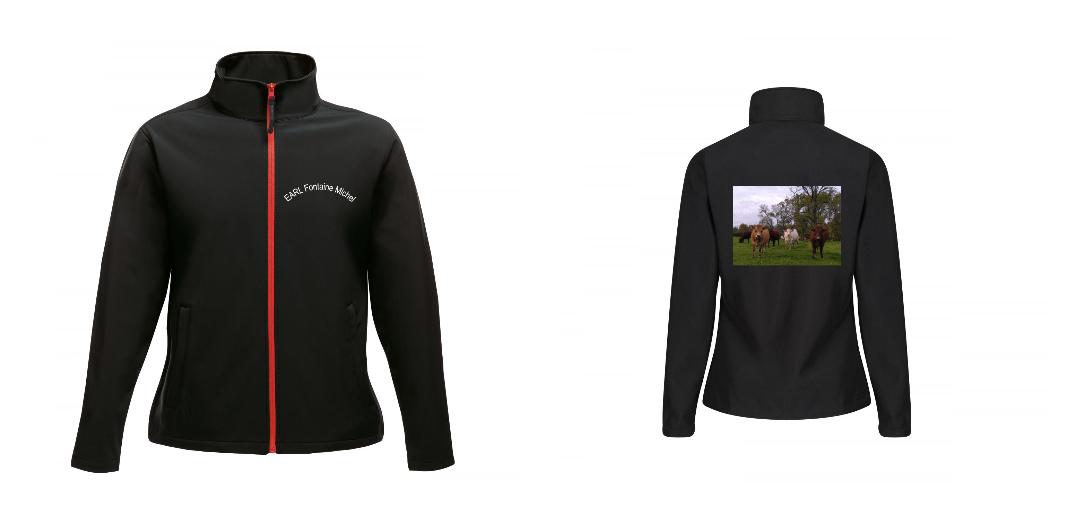 VESTE SOFTSHELL FEMME PERSONNALISABLE REF : RGA629