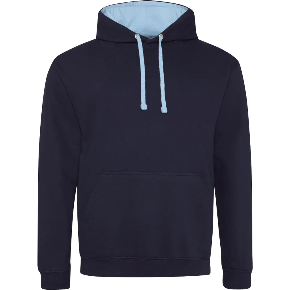 SWEAT A CAPUCHE CONTRASTÉ PERSONNALISABLE UNISEXE REF : JH003