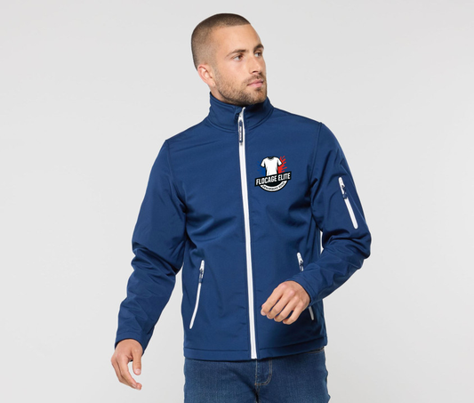 SOFTSHELL HOMME 3 COUCHES PERSONNALISABLE REF : PK768