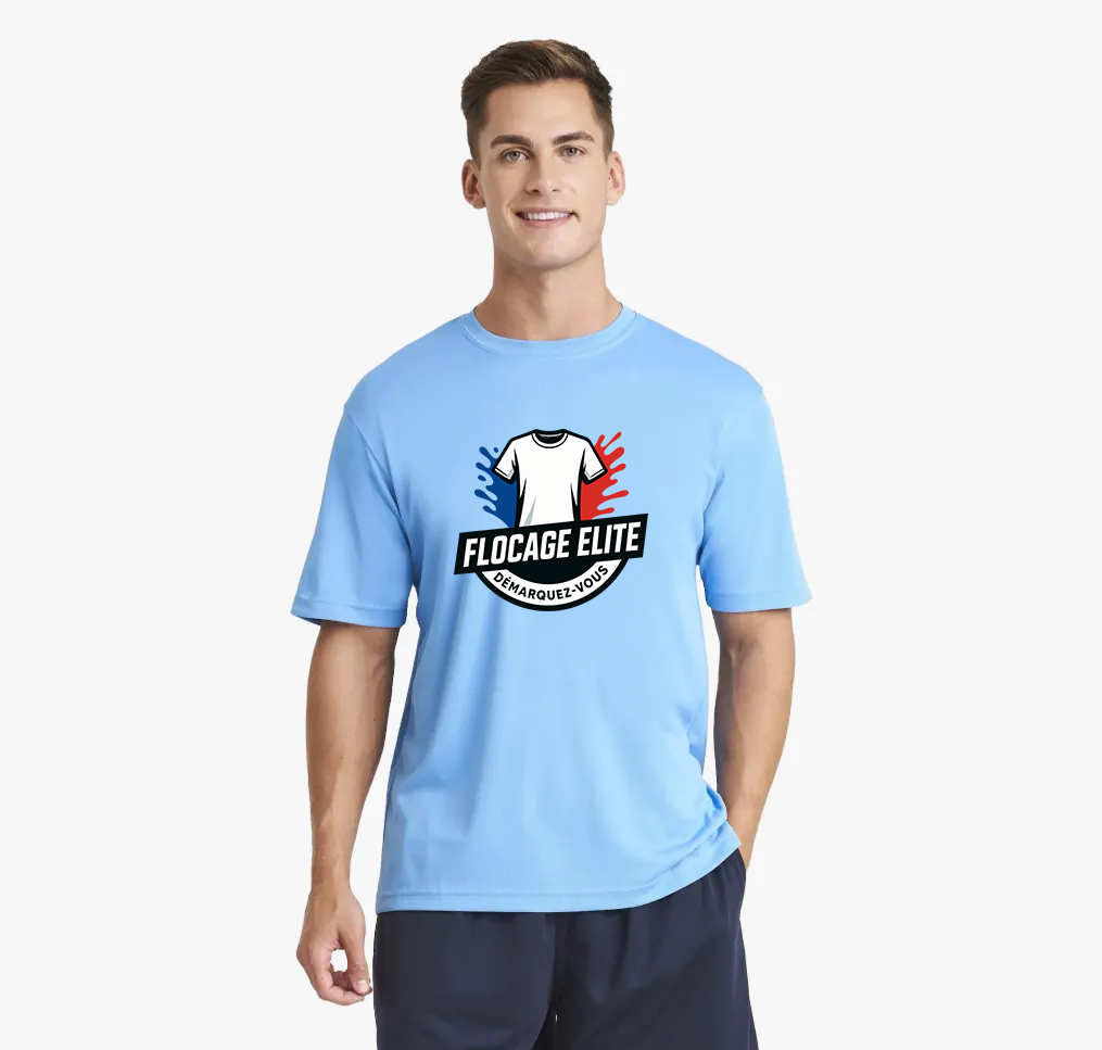 T-SHIRT SPORT HOMME PREMIUM PERSONNALISABLE REF : JC001