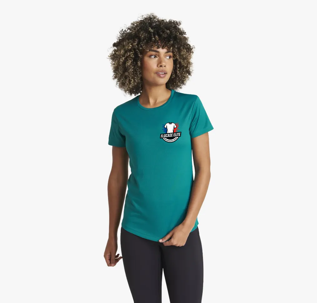 T-SHIRT SPORT FEMME PREMIUM PERSONNALISABLE REF : JC005