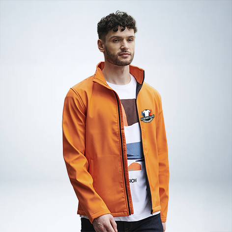 VESTE SOFTSHELL HOMME PERSONNALISABLE REF : RGA628